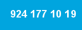 924 177 10 19 924 177 10 19